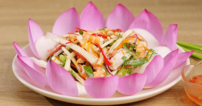 Bí quyết làm nộm ngó sen chay ngon, giữ giòn, không thâm đen