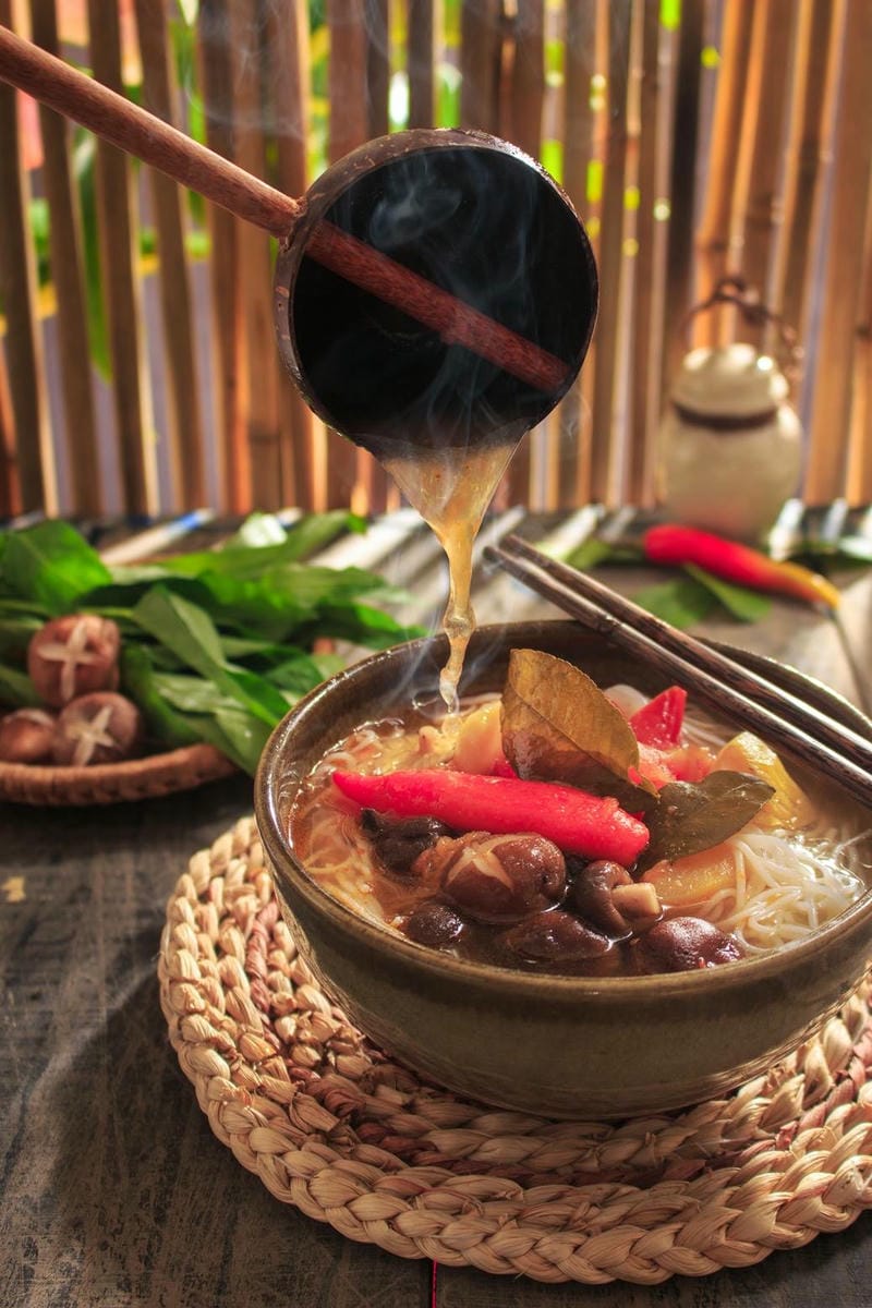 Bún thái chay là gì