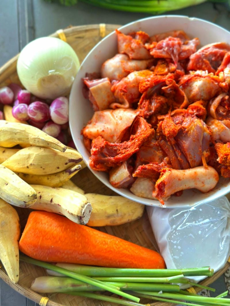 Các bước thực hiện cách nấu cà ri gà