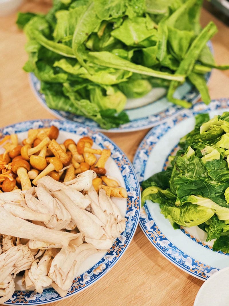 Cách nấu lẩu nấm chay ngon, thanh đạm