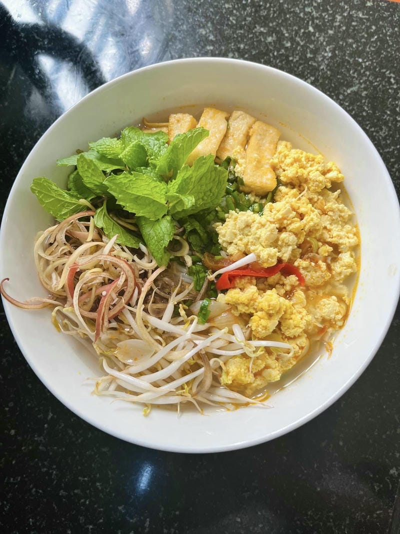 Mẹo nhỏ giúp bún riêu chay thêm tròn vị