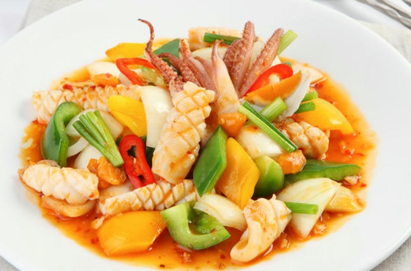 Mực xào thập cẩm – Hương vị của sự cân bằng