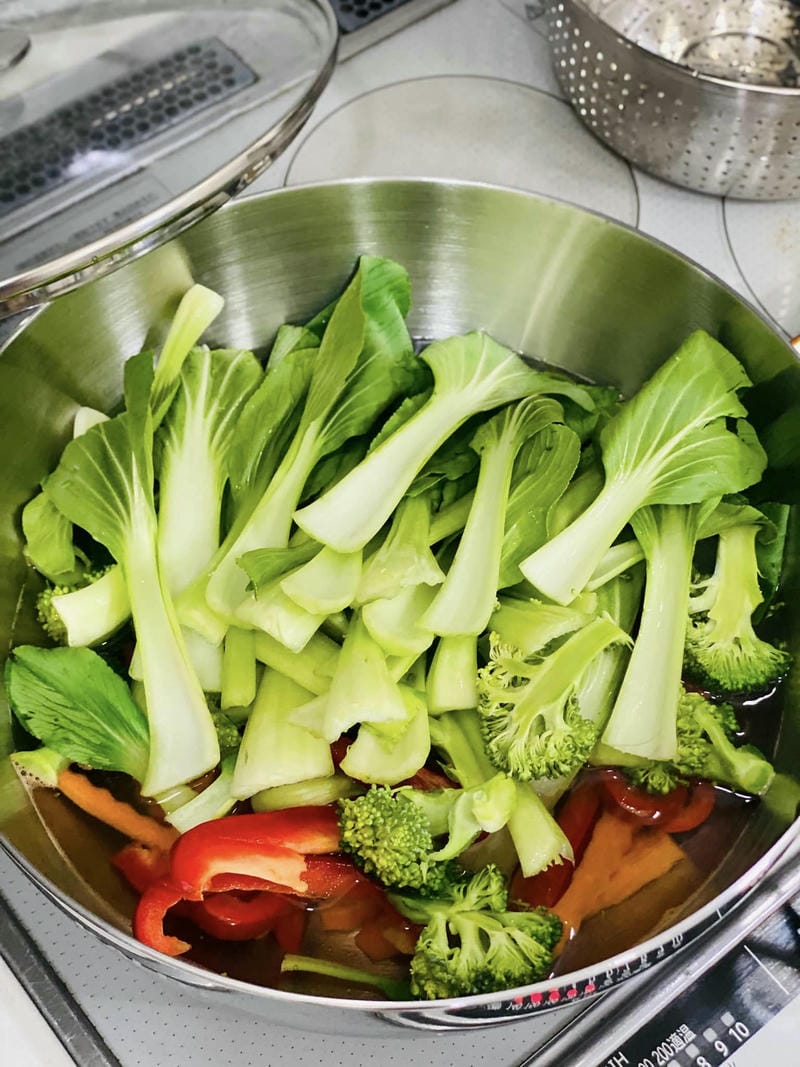 Nguyên liệu làm bún xào chay đơn giản
