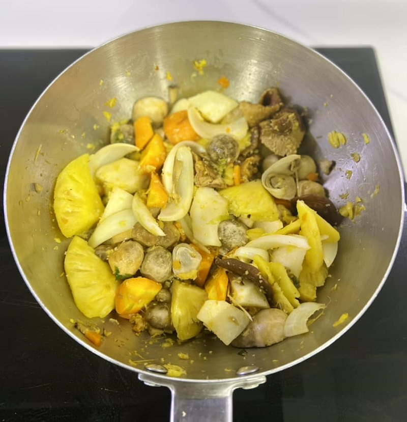 Nguyên liệu nấu bún bò chay