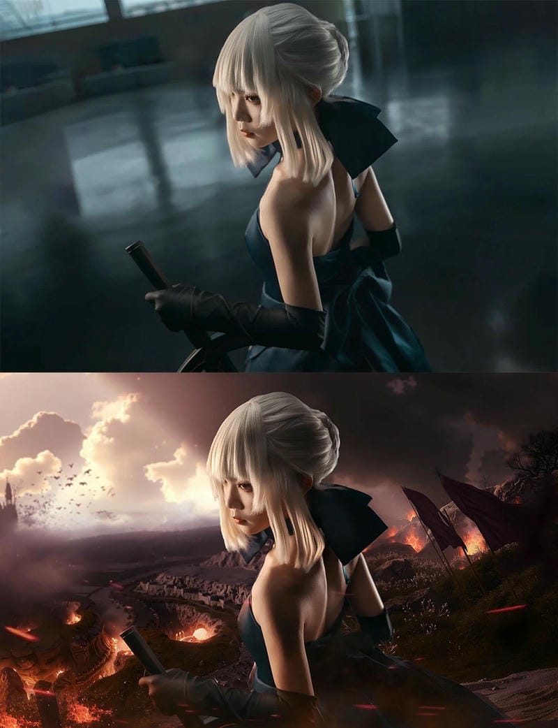 alter saber cosplay